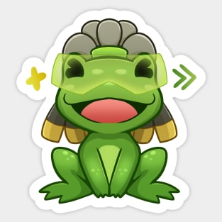The Frog King of Ilios Sticker